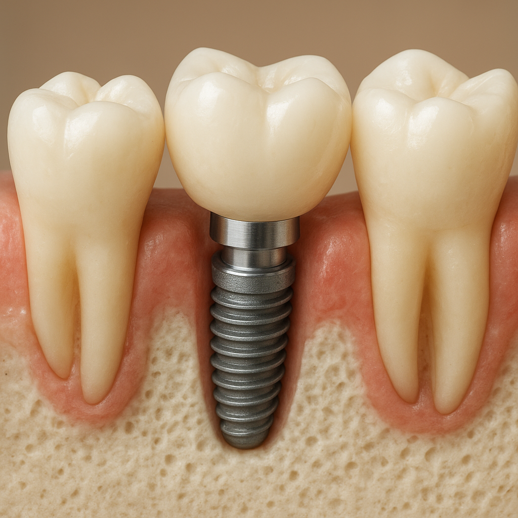 Korony na implantach