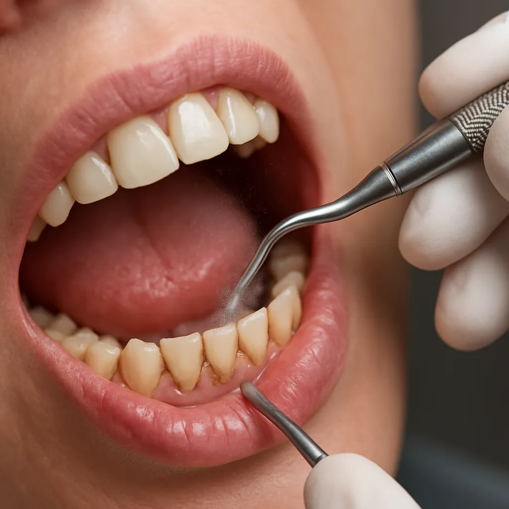 Usuwanie osadu z zębów