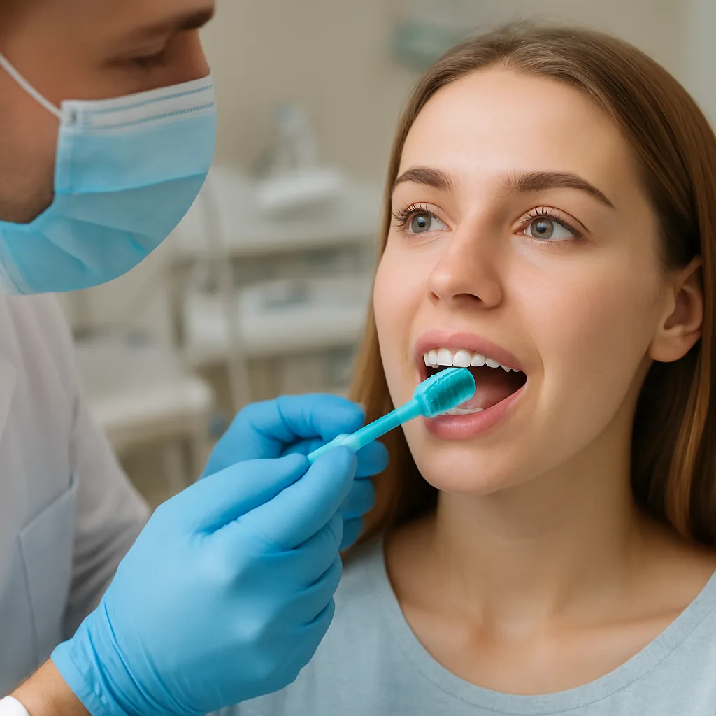 Instruktaż szczotkowania zębów