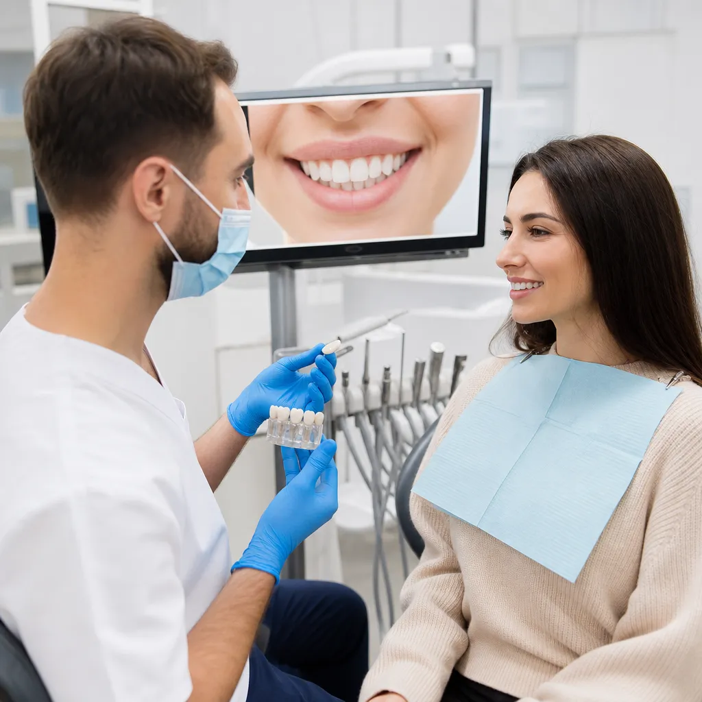 Stomatologia estetyczna Warszawa licówki bonding i korony porcelanowe